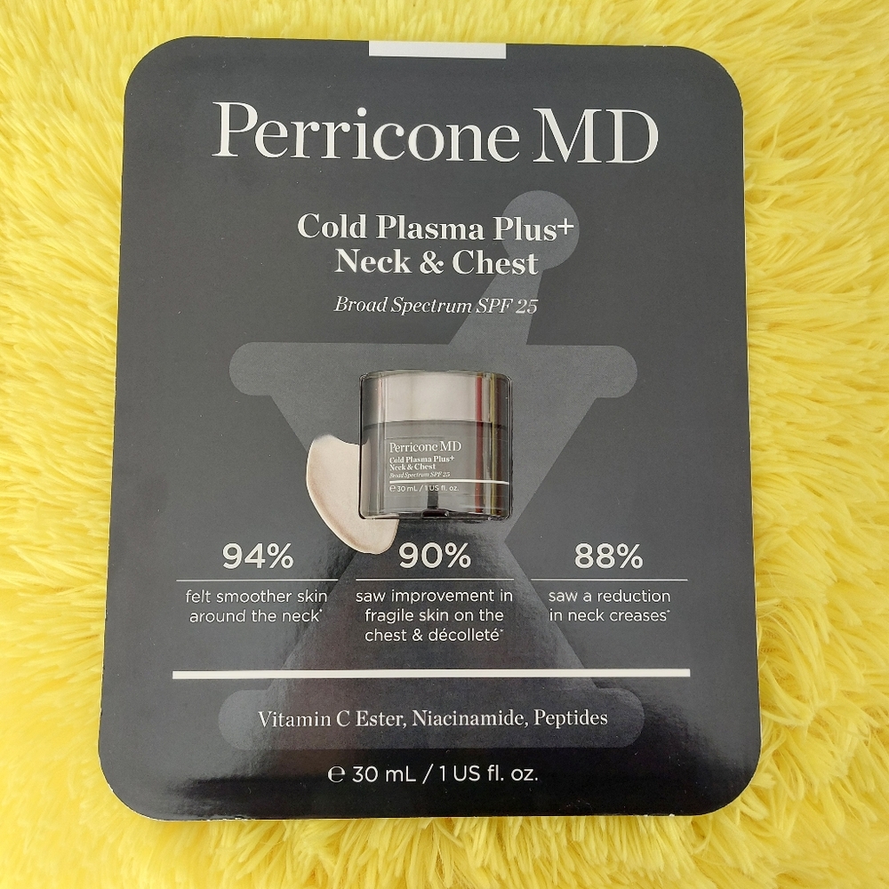 NIB Perricone MD Cold Plasma Plus Neck & Chest 1 oz